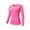 Hot Pink, variant on Bixock Long Sleeve Shirts for Women,Yoga Workout Tops for Women,Blouse for Women Solid Color Long Sleeve Stretch Quickly Dry Yoga Sports Fitness Tops