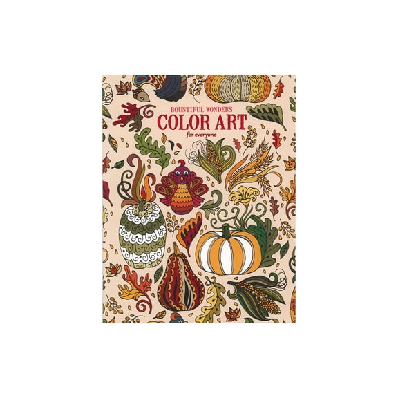 Leisure Arts Bountiful Wonders Color Art Color Coloring Book