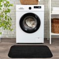 thumbnail image 2 of Garland Rug Gramercy Washable Bath Rug – Soft, Plush, Absorbent, Quick-Dry, Durable, 24 in. x 40 in., Black, 2 of 5