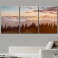 thumbnail image 2 of wall26 Canvas Print Wall Art Set Blue &amp; Pink Starry Galaxy Sky Over Forest Astronomy &amp; Space Sky Photography Realism Rustic Scenic Colorful for Living Room, Bedroom, Office - 246 Panels, 2 of 7