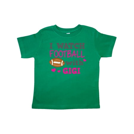 

Inktastic I Watch Football with My Gigi Gift Toddler Boy or Toddler Girl T-Shirt