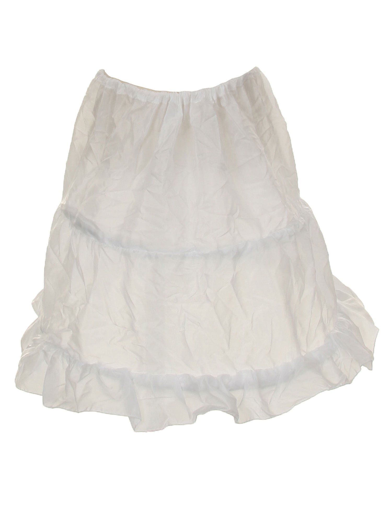 Hellery 2x Kinder Mädchen 2 Hoop Puffy Tulle Petticoat Elastic Short Chiffon Unterrock