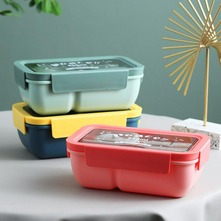Wheat Straw Bento Box, Split Shelf Preservation Box, Disposable Rectangular  Microwave Oven, Student Office Lunch Box, Lunch Box