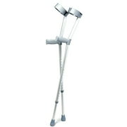 Days Forearm Crutches, Adult Size, Turning Arm Cuffs and Crutches Support Legs After Injury or Surgery, Adjustable Height and Handle Crutches for Elderly, Handicapped, and Disabled Users