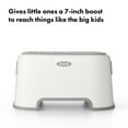 thumbnail image 3 of OXO Tot Anti-Slip Step Stool, Cloud, Supports Up to 200 lbs, Toddler & Kids Use, 3 of 9
