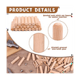 Wood Dowel Pins, Wood Dowels Sizes, Fluted Wooden Dowel Pins for