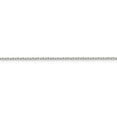 thumbnail image 2 of White Sterling Silver bracelet Cable chain 20 in 1.5 mm, 2 of 5