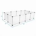 thumbnail image 5 of Mother's Day Sales - 12 Panels Small Pet Pen, Bunny Cage Dogs Playpen Indoor Animal Fence Puppy Guinea Pigs,Dog Pet Playpen Portable Plastic Yard Fence Animals 12 Panel Exercise Cage, 5 of 7