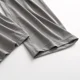 thumbnail image 4 of Ropa de dormir de seda de hielo para hombre, ropa holgada de manga corta para el hogar, conjunto informal grande para interiores y exteriores, talla fina, cómodo, para verano, 4 of 5