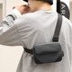 thumbnail image 3 of Hukapapa Bolso Bandolera Pequeño Bolso De Hombro Lateral Para Hombres, Mini Bolso De Mensajero Para MujerGris oscuro, 3 of 6