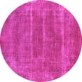thumbnail image 1 of Ahgly Company Indoor Round Oriental Pink Industrial Area Rugs, 8' Round, 1 of 4