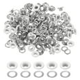 thumbnail image 1 of Uxcell 110 Pcs Ojetes con Arandelas 3/16" Kit de Grommets Blanco, 1 of 7