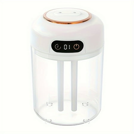 

JZMQWL USB Powered Compact Dual Mist Humidifier with LED Night Light - Remote Control Smart Timer 3 Modes for Office and Relaxation