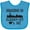 Turquoise, variant on Inktastic Albany New York Skyline Someone Loves Me Boys or Girls Baby Bib