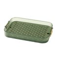 thumbnail image 1 of Dish Drain Tray Multipurpose Innovative Light Luxury Double Layers Efficient Draining Drain Tray for Tea Fruit Dish L, 1 of 10