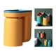 thumbnail image 4 of Soporte de Cepillo de Montado en La Pared con Taza de Gárgaras, Caja de Almacenamiento de Cepillo de de Drenaje de Agua le para Amarillo Macarena Porta cepillo de dientes, 4 of 8