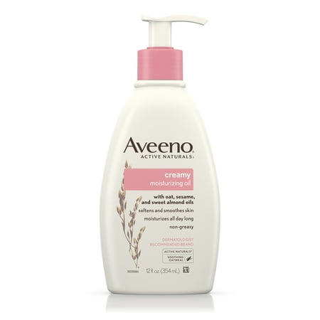 aveeno oil moisturizing dry skin creamy body oz fl walmart