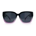 thumbnail image 5 of Polarized Oversized High Temple Horn Rim Fit Over Fashion Sunglasses Black Pink - Black, 5 of 8