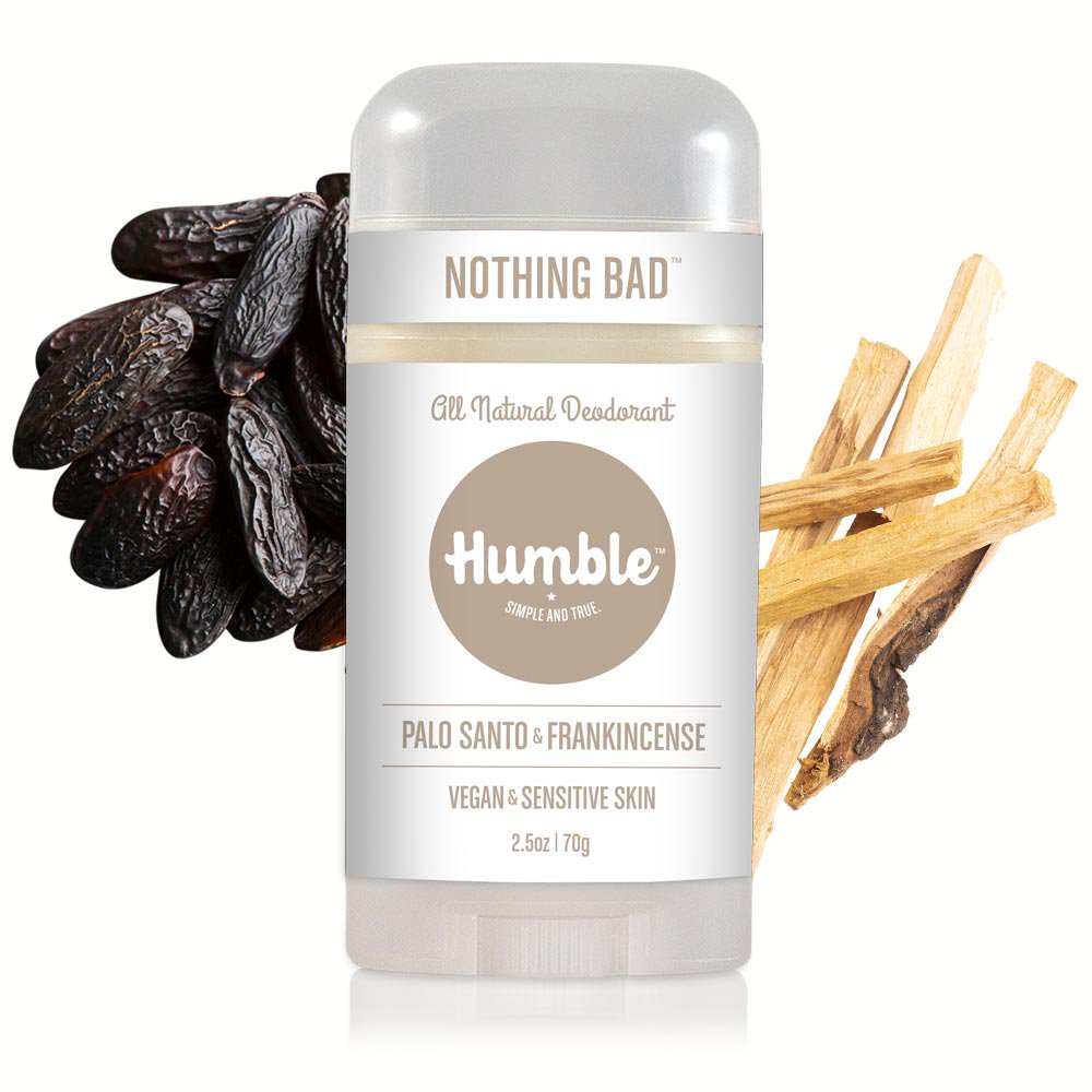 Humble Brands Natural Deodorant, Vegan & Sensitive Skin Palo Santo