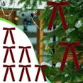 thumbnail image 7 of Lilixerw 6 PCS Christmas Velvet Christmas Bow,Plush Xmas Tree & Wreath Decorations,Festive Bow for Xmas Tree Gift Topper and Holiday Home Decor,Wine, 7 of 7