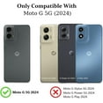 thumbnail image 2 of for Moto G 5G 2024 Case with Camera Lens Cover HD Screen Protector, 10 FT Military Grade Drop Protection, Magnetic Ring Holder Kickstand Protective Phone Case, Navy Blue, 2 of 7