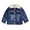 Blue, variant on NordicNest Kids Jeans Jacket Outerwear Toddler Baby Coats Leisure Fall Winter Everyday Wear