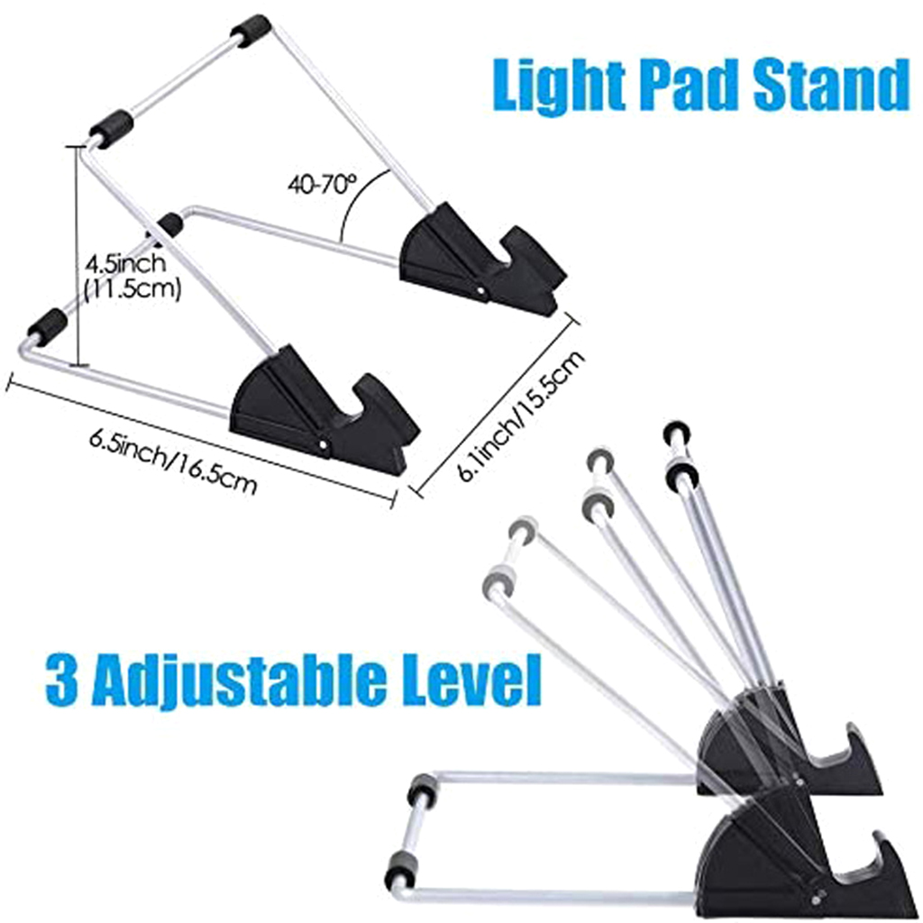 GENEMA 133Pcs Diamond Painting A4 LED Light Pad Kit DIY Light Board