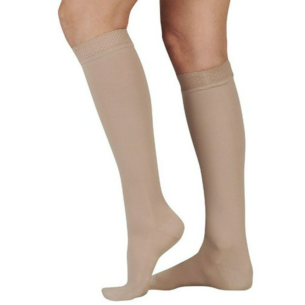 Juzo Soft 20 30 Mmhg Closed Toe Knee High Compression Stockings With Silicone Border 2001ad