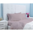 thumbnail image 2 of Ensemble de draps en microfibre de Gouchee Home – Ensemble de literie 4 pièces, microfibre ultra-douce, draps marbre lilas infroissables et respirants, 2 of 2