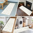 thumbnail image 5 of Yellow Lemon 2'x6' Runner Rugs for Hallway Kitchen Bedside Non Slip Washable, Country Farmhouse Fruits Leaves Summer Entryway Rug Runners with Rubber Backing, Long Carpet Runner for Laundry Room, 5 of 8