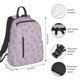 thumbnail image 2 of Disketp Flamingo Mochila Ligera e Impermeable, Mochila de Día Resistente para Viajes, Senderismo y Uso Diario para Hombre y Mujer, 2 of 7