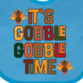 thumbnail image 4 of Inktastic Thanksgiving Gobble Time Turkey Boys or Girls Baby Bib, 4 of 4
