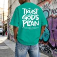 thumbnail image 3 of God Christian T Shirts for Men Jesus Faith Shirt Acid Wash Oversized Tees Bible Verse Graphic Vintage Tshirt, 3 of 5