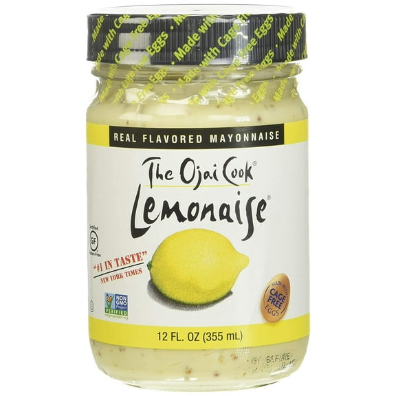 Ojai Cook Lemonaise Zesty Citrus Real Mayonnaise, 2- Pack 12 oz. Jars