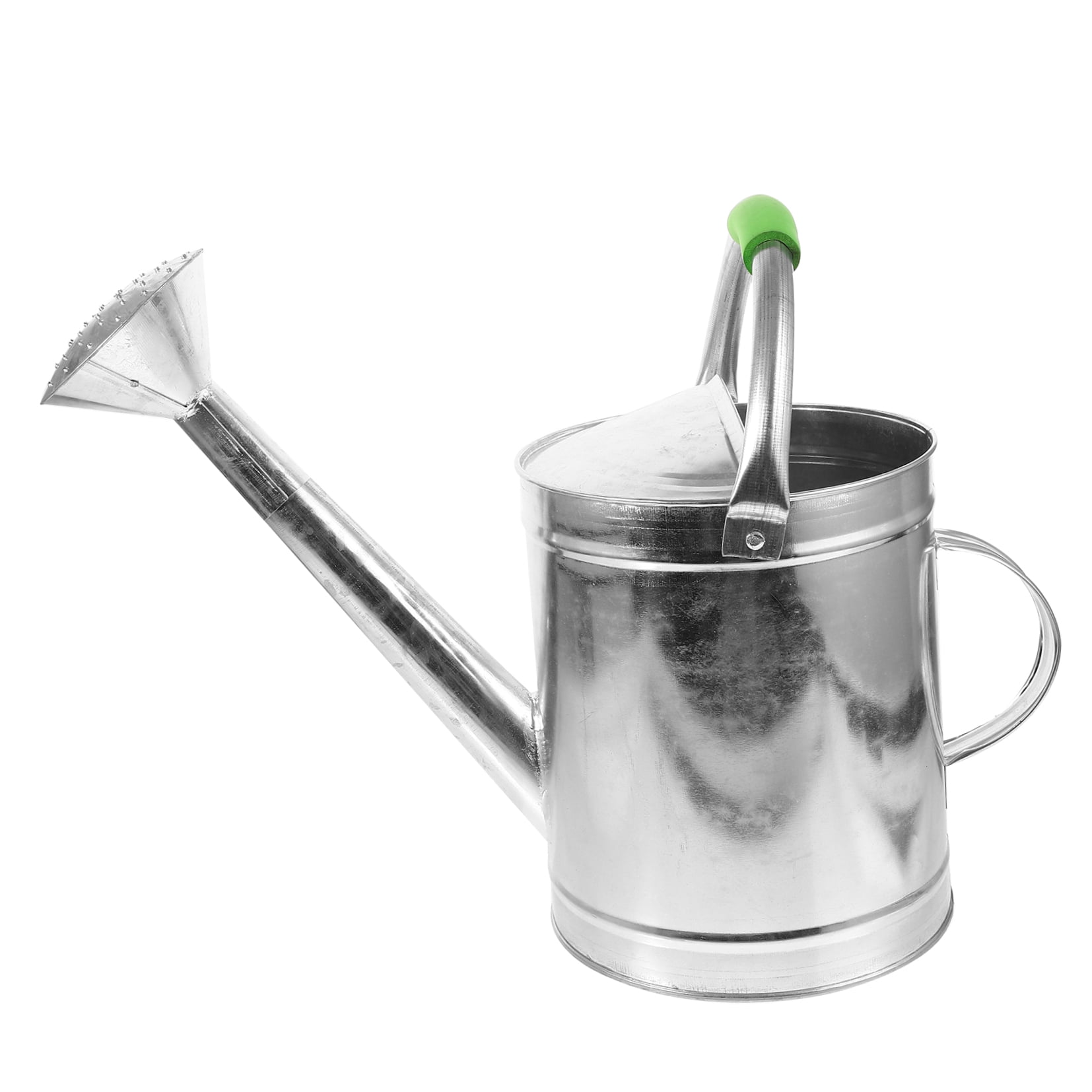Galvanized Retro Watering Can for Outdoor Plants - Metal Garden Kettle for Efficient Watering