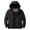 Black Womens Waterproof Ski Jacket, variant on JOANKDMI Waterproof Ski Jacket for Women Winter Snow Coat Windproof Hooded Mountain Warm Quilted Lined Outerwear for Snowboarding Hiking Fishing Outdoor Work