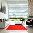 thumbnail image 6 of Ahgly Company Indoor Square Contemporary Red Abstract Area Rugs, 7' Square, 6 of 6