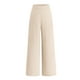thumbnail image 1 of Pantalones de pierna ancha BTFBM para mujer, elásticos, cintura alta, color Palazzo Beige, 1 of 9