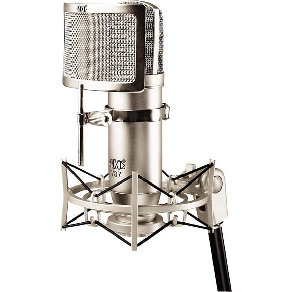 MXL Microphones V87 Condenser Microphone for Recording, String Instrument, Piano, Studio, Nickel