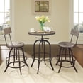 thumbnail image 4 of Industrial Modern Contemporary Living Room Wood Side Table Brown, 4 of 4