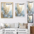 thumbnail image 4 of Designart "Gilded Ferns' Ethereal Dance I" Ferns Floater Framed Canvas Wall Art, 4 of 5