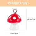 thumbnail image 4 of SHISUYAN 30 Pcs Pendentifs Champignons de Simulation 12MM Charmes de Mode Accessoire de Fabrication de Bijoux pour Boucles d'Oreilles Collier (Rouge), 4 of 8