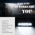 thumbnail image 3 of Barra de luz LED para automóvil de 6 pulgadas, foco de 120 W, luz blanca diurna de 6000 K, luz antiniebla todoterreno para barco, motocicleta, camión, paquete de 2, 3 of 5