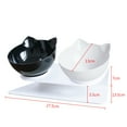 thumbnail image 3 of Cat Bol Alimentaire Réglable Antidérapant Mignon pour Animaux de Compagnie Bowl Cat avec Base, 3 of 6