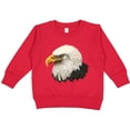 thumbnail image 2 of Inktastic Bald Eagle Toddler Sweatshirt, 2 of 4