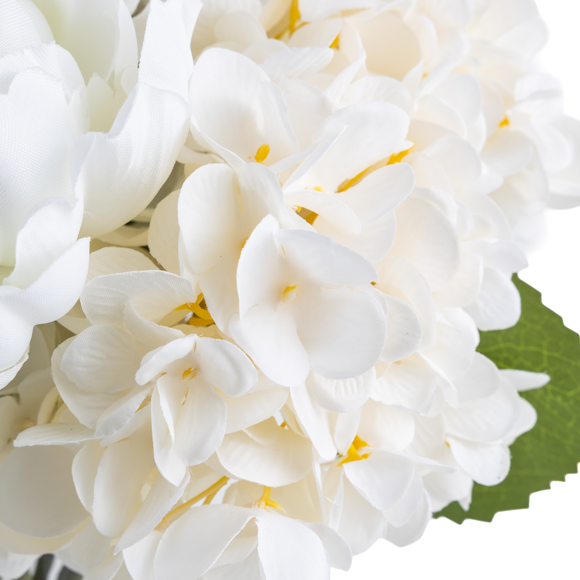 Mainstays White Artificial Floral Arrangement in Vase, 14 in