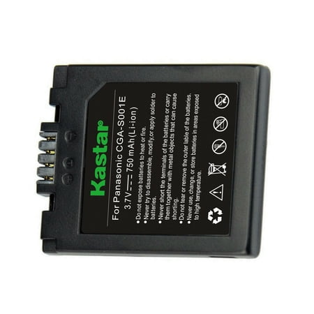Kastar 1-Pack CGA-S001 Battery Replacement for Panasonic CGA-S001 CGA-S001A/1B CGA-S001E CGA-S001E/1B CGR-S001 DMW-BCA7 Battery Leica BP-DC2 Battery Leica D-LUX Camera