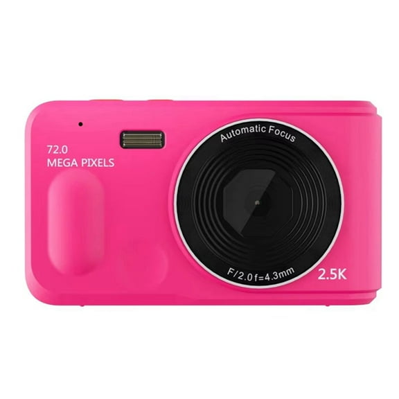Digital Camera 16x Digtal Zoom Auto Focus 2.5K HD 72MP Digital Camcorder Camera for Home Outdoor Travel Red