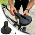 thumbnail image 1 of WIHJ Seat Ergonomic Shape For Hip Comfort Absorbing Design Breathable Fabric Suitable For Road & Biking Secure Installation Ergonomic Bike Saddle For Comfort And Absorption, 1 of 9