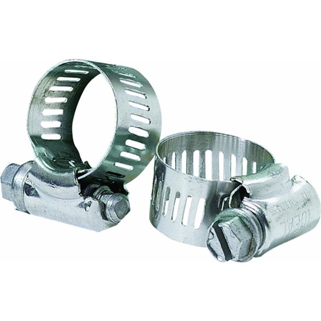 Abrazadera de manguera IdealFit de acero inoxidable de 1 a 3 cm (paquete de 10)